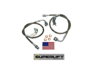 Superlift 1987 GM Pickup/87-91 Blazer/Suburban w/ 8-12in Lift Kit (Pair) Bullet Proof Brake Hoses - Mammoth Racing -