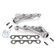 BBK 79-93 Mustang 5.0 Shorty Unequal Length Exhaust Headers - 1-5/8 Silver Ceramic - Mammoth Racing -