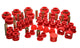 Energy Suspension 81-87 Chevy/GMC 4WD (w/ Aftermarket Frt Springs) Red Hyper-flex Master Bushing Set - Mammoth Racing -