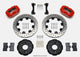 Wilwood Forged Dynalite Front Hat Kit 12.19in Drilled Red 02-06 Acura Rsx-5 Lug - My Store