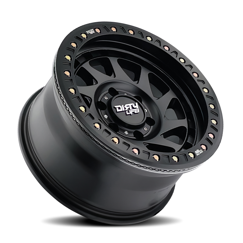 Dirty Life 9313 Enigma Race 17x9 / 6x135 BP / -38mm Offset / 87.1mm Hub Matte Black Wheel - Mammoth Racing -