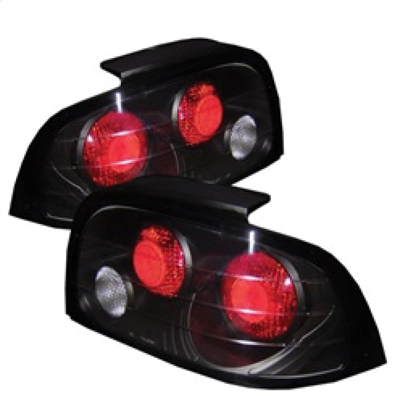 Spyder Ford Mustang 96-98 Euro Style Tail Lights Black ALT-YD-FM96-BK - Mammoth Racing -