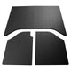 DEI 07-10 Jeep Wrangler JK 2-Door Leather Look Headliner 3-pc - Black - Mammoth Racing -