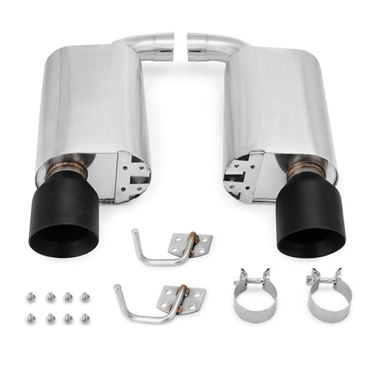 Mishimoto 2015+ Ford Mustang GT Street Axleback Exhaust w/ BlackTips - Mammoth Racing -
