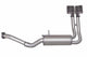 Gibson 99-05 Chevrolet Silverado 1500 Base 4.3l 2.5in Cat-Back Super Truck Exhaust - Stainless - Mammoth Racing -