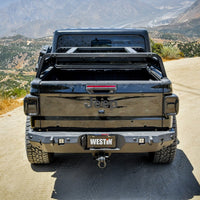 Westin 2021 Jeep Gladiator Overland Cargo Rack - Textured Black - Mammoth Racing -