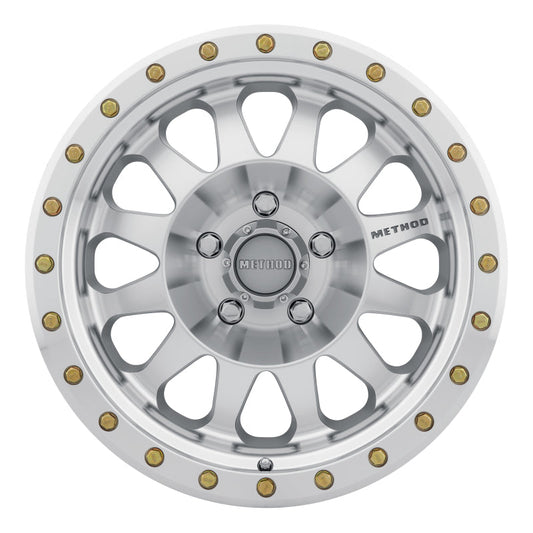 Method Mr304 Double Standard 20x10 -18mm Offset 5x5.5 108mm CB Machined/Clear Coat Wheel