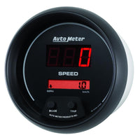 Autometer Sport-Comp Black 3 3/8in 160 MPH Digital Speedo Gauge - My Store