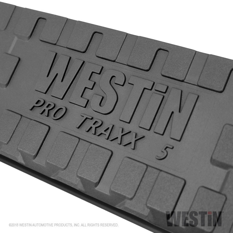 Westin 2019 Chevrolet Silverado/Sierra 1500 CC (5.5ft) PRO TRAXX 5 WTW Oval Nerf Step Bars - Black - Mammoth Racing -