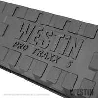 Westin 2019 Chevrolet Silverado/Sierra 1500 CC (5.5ft) PRO TRAXX 5 WTW Oval Nerf Step Bars - Black - Mammoth Racing -