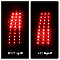 Xtune Chevy Silverado 1500/2500/3500 99-02 LED Tail Lights Black ALT-ON-CS99-LED-BK - Mammoth Racing -