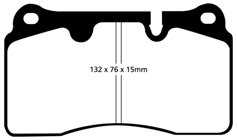 EBC 04-12 Aston Martin DB9 5.9 Redstuff Front Brake Pads - My Store