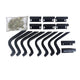 Westin 2002-2005 Ford/Mercury Explorer/Mountaineer 4dr (Excl Sport) Running Board Mount Kit - Black - Mammoth Racing -