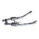 BBK 86-93 Mustang 5.0 High Flow H Pipe With Catalytic Converters - 2-1/2 - My Store