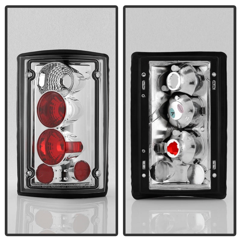 Spyder Ford Excursion 00-06/Econoline 150/250/350/450/550 95-06 Euro Tail Lights Chrm ALT-YD-FEC00-C - Mammoth Racing -