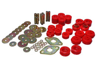 Energy Suspension 96-99 Toyota 4Runner 2WD/4WD Red Body Mount Bushing Set - Mammoth Racing -
