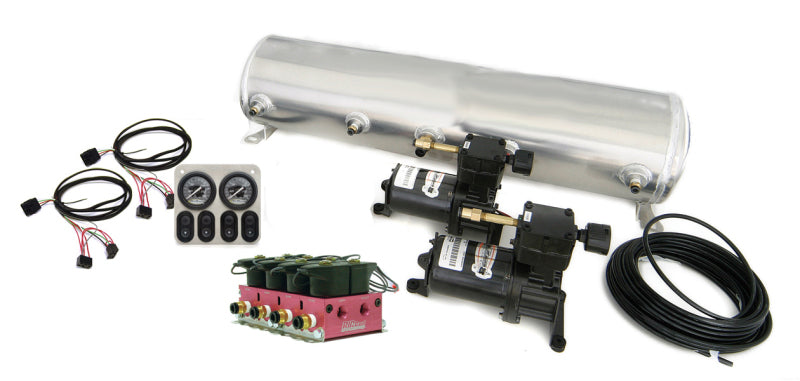 Ridetech 6 Gallon High Flow Big Red Compressor Leveling System Analog - Mammoth Racing -