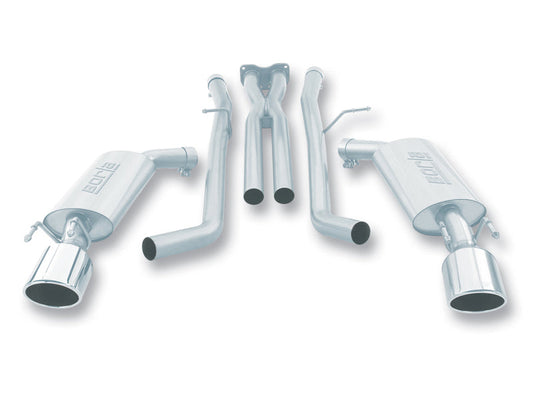 Borla 05-06 Pontiac GTO Coupe 2dr 6.0L 8cyl AT/MT 4spd/6spd RWD SS Catback Exhaust w/ inXin Pipe - My Store