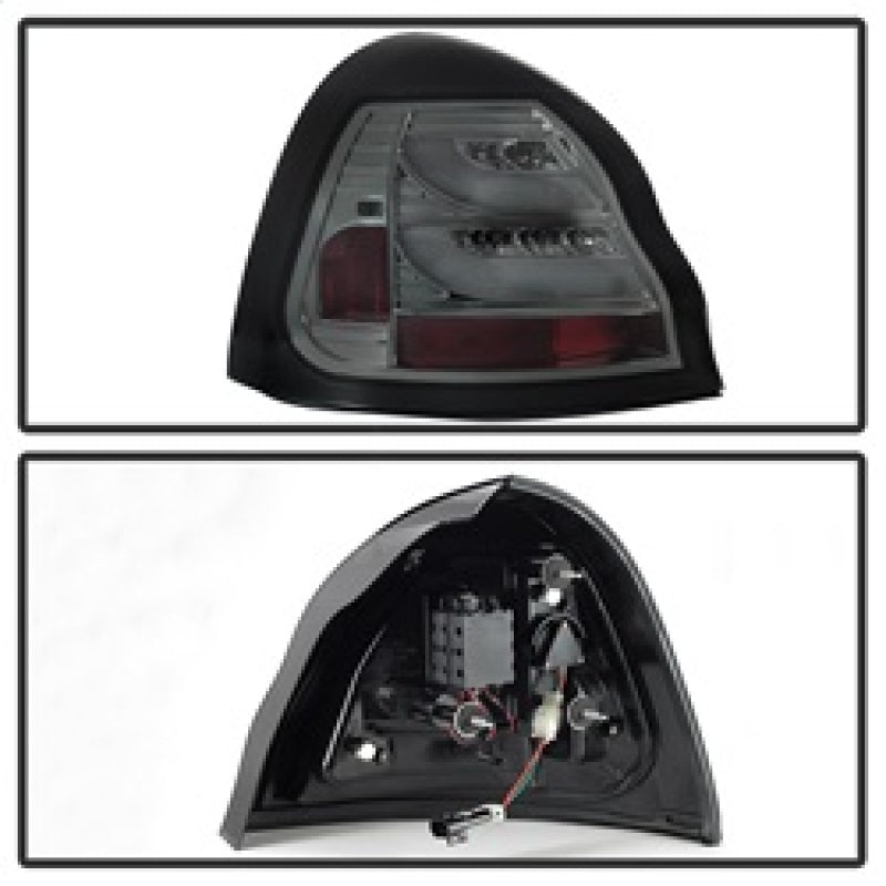 Spyder Pontiac Grand Prix 04-08 Light Bar LED Tail Light Smoke ALT-YD-PGP04-LED-SM - Mammoth Racing -