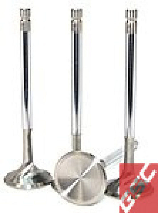 GSC P-D Nissan TB48DE Stainless Steel Exhaust Valve 34.50mm Head (+1mm) - Set of 12 - Mammoth Racing -