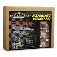 DEI Exhaust Wrap Kit - Tan Wrap & Aluminum HT Silicone Coating - Mammoth Racing -
