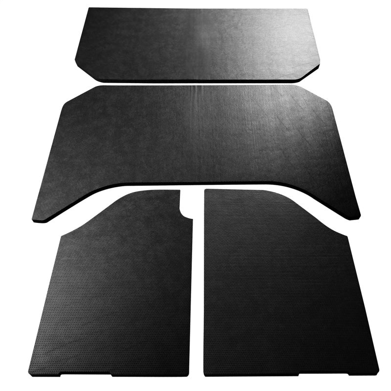 DEI 07-10 Jeep Wrangler JK 4-Door Leather Look Headliner 4-pc - Black - Mammoth Racing -