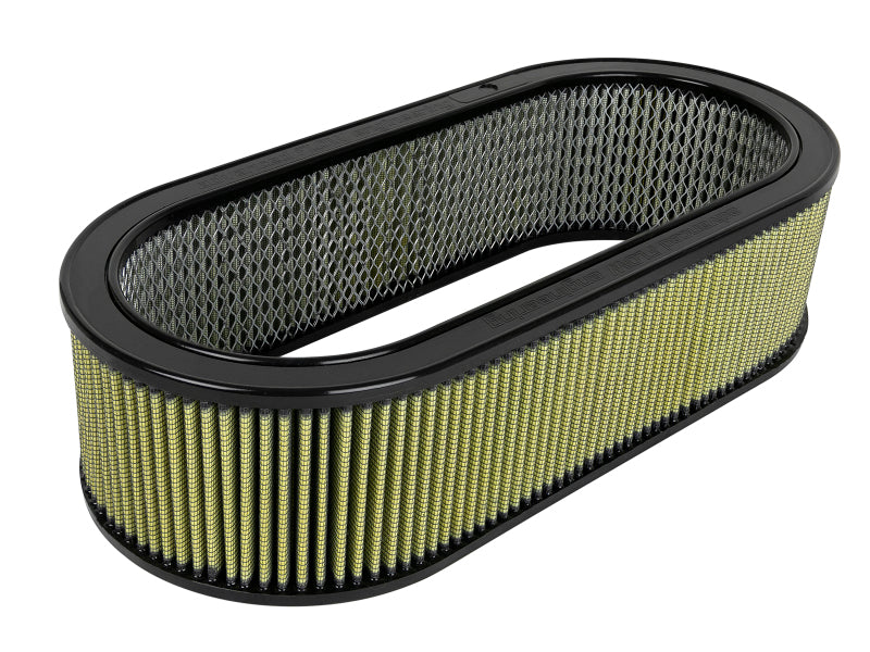 aFe MagnumFLOW Air Filters Round Racing PG7 A/F PG7 Oval Filter (18.13 x 7.25 x 6.0 w/EM) - Mammoth Racing -