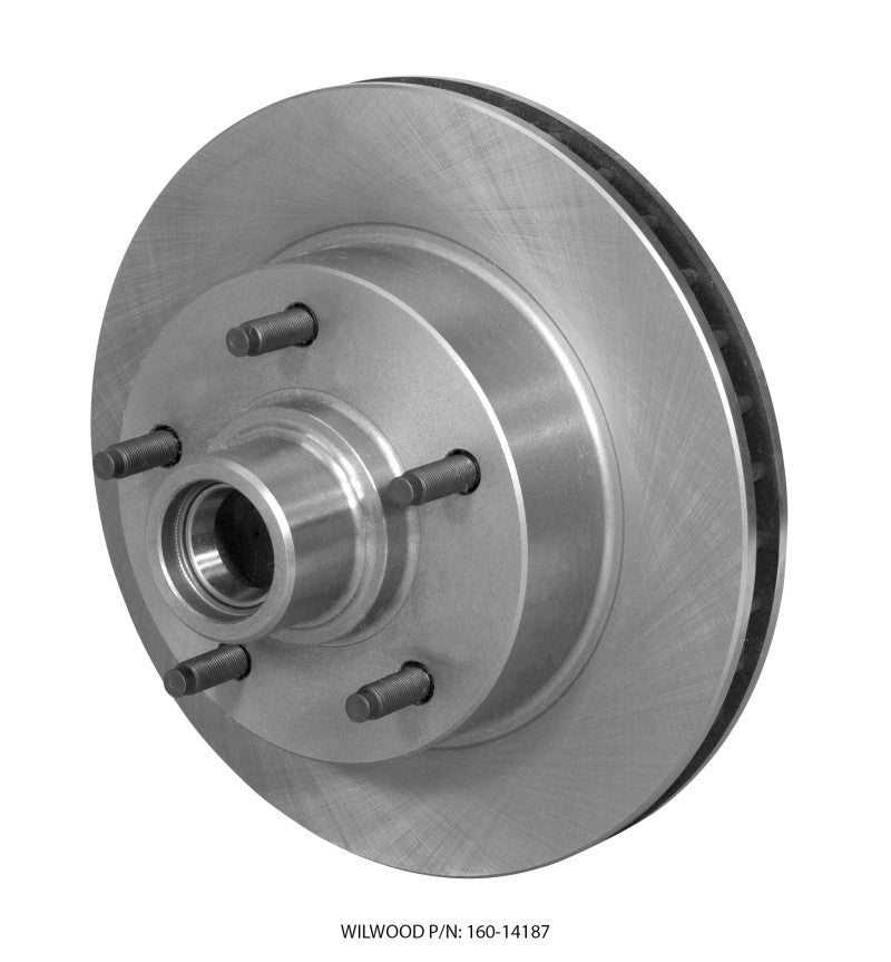 Wilwood Rotor-Vented w/ Hub & Studs 11.72. x 1.19 - 5 on 5.50in Ford F100 - My Store
