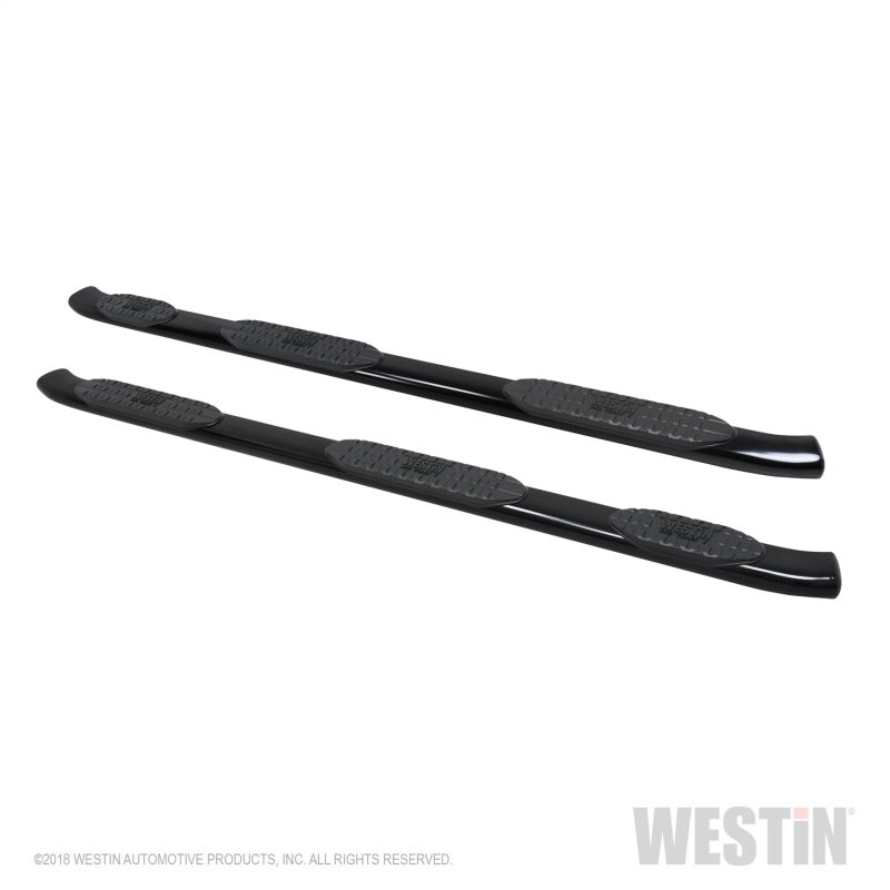 Westin 2019 Chevrolet Silverado/Sierra 1500 CC (5.5ft) PRO TRAXX 5 WTW Oval Nerf Step Bars - Black - Mammoth Racing -