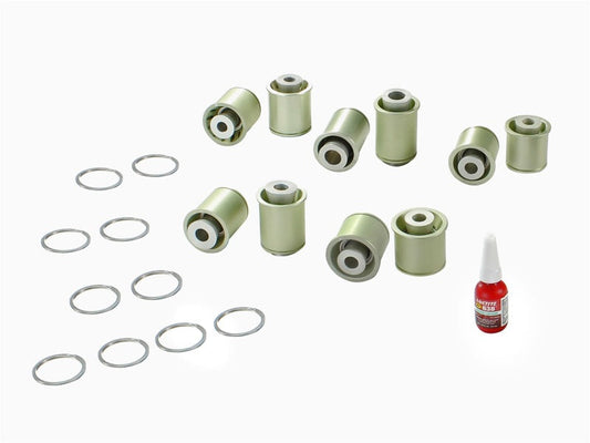 aFe Control PFADT Steel Frame Drag Rear Solid Spherical C/A Bearings Set; Chevy Corvette C5 / C6 - Mammoth Racing -