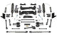 Fabtech 10-15 Toyota 4Runner 4WD 6in Perf Sys w/Dl 2.5 C/O Resi & 2.25 - Mammoth Racing -
