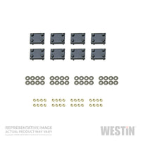 Westin 2005-2017 Nissan Frontier Crew Cab/Ext. Cab Premier Oval Nerf Step Bar Mount Kit - Black - Mammoth Racing -