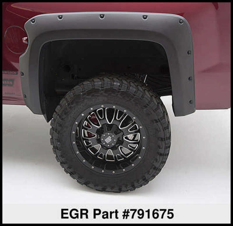 EGR 14+ Chev Silverado 5ft Bed Bolt-On Look Fender Flares - Set - Matte - Mammoth Racing -
