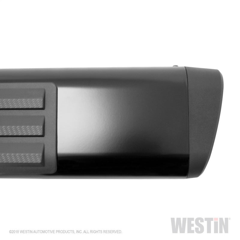 Westin Premier 6 in Oval Side Bar - Mild Steel 75 in - Black - Mammoth Racing -