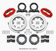 Wilwood D8 Front Hat Kit 12.19in Rotor Red 76-77 Ford Bronco Dana 44 w/Lines - My Store