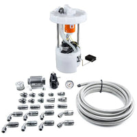 DeatschWerks 06-11 Honda Civic Si K20 DW400 Pump Module & Return Kit w/CPE Fuel Lines - Mammoth Racing -