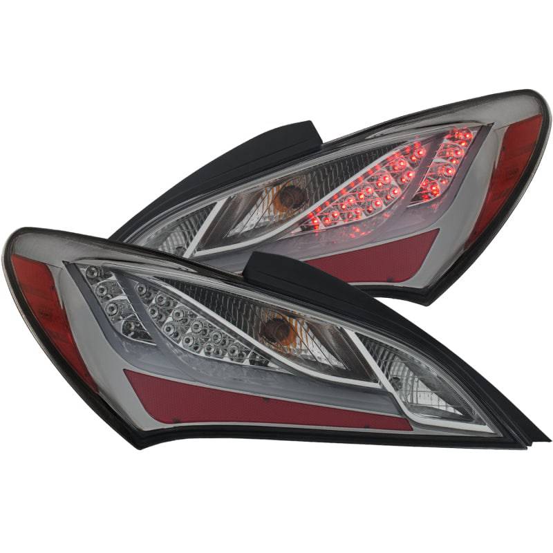 ANZO 2010-2013 Hyundai Genesis LED Taillights Smoke - Mammoth Racing -