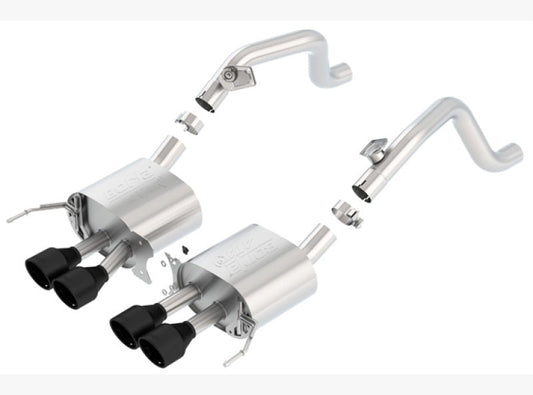 Borla 14-18 C7 Corvette Stingray Axle-Back ATAK Exhaust 2.75in To Muffler Dual 2.0in Out 4.25in Tip - My Store