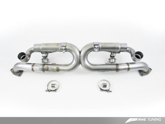 AWE Tuning Porsche 991 SwitchPath Exhaust for Non-PSE Cars (no tips) - Mammoth Racing -