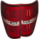 ANZO 2009-2013 Ford F-150 LED Taillights Red/Clear - Mammoth Racing -