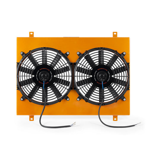 Mishimoto 79-93 Ford Mustang Aluminum Fan Shroud Gold - Mammoth Racing -