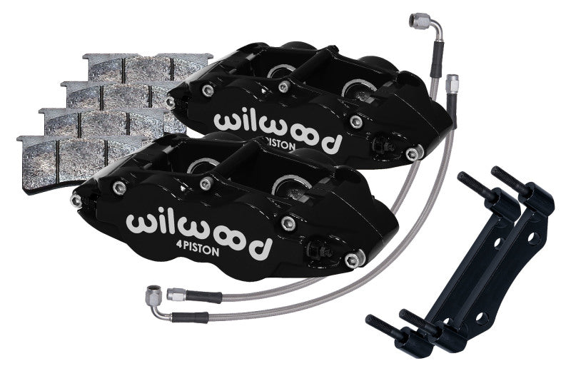 Wilwood 84-89 Porsche 911 Front Superlite Caliper Kit 3.5in MT - Black - My Store