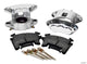 Wilwood D154 Front Caliper Kit -Polished 2.50in Piston 1.04in Rotor - Mammoth Racing -