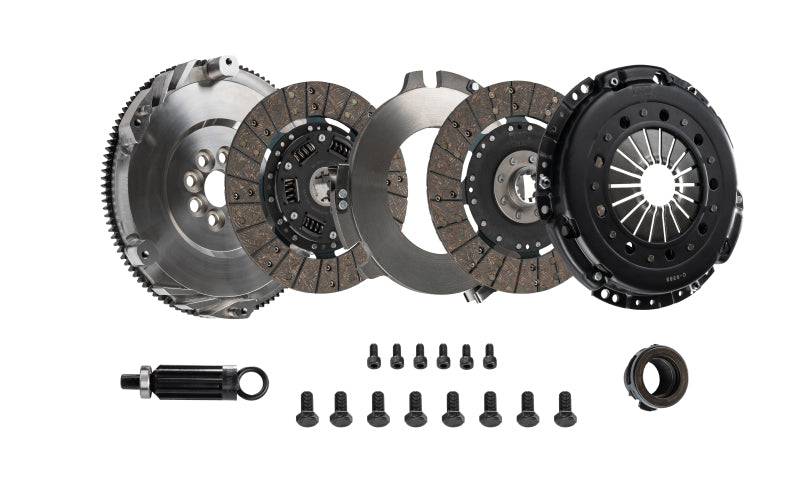 DKM Clutch BMW E34/E36/E39/E46/Z3 (6 Cyl) MS Twin Disc Clutch w/Steel Flywheel (660 ft/lbs Torque) - Mammoth Racing -