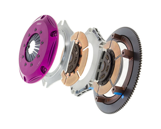Exedy 2006-2006 Saab 9-2x Aero H4 Hyper Twin Cerametallic Clutch Sprung Center Disc Push Type Cover