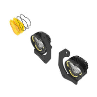 KC HiLiTES Flex ERA 3 Dual Mode SAE Fog Lights - 2-Light Master Kit for Jeep Jk/jl/jt Steel Bumpers - Mammoth Racing -