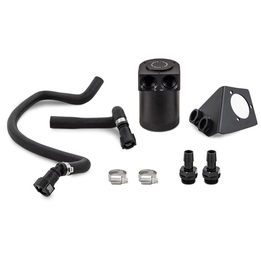 Mishimoto 2020+ Chevrolet Corvette C8 Baffled Oil Catch Can Kit (PCV Side) - Black - Mammoth Racing -