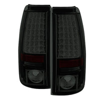 Spyder Chevy Silverado 1500 03-06 (Not Fit Stepside)LED Tail Lights Blk Smke ALT-YD-CS03-LED-BSM - Mammoth Racing -