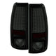 Spyder Chevy Silverado 1500 03-06 (Not Fit Stepside)LED Tail Lights Blk Smke ALT-YD-CS03-LED-BSM - Mammoth Racing -