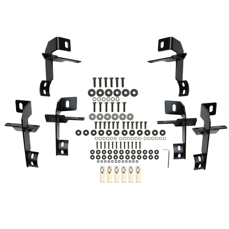Westin 2007-2017 Jeep Wrangler Unlimited 4dr E-Series 3 Nerf Step Bars - Black - Mammoth Racing -
